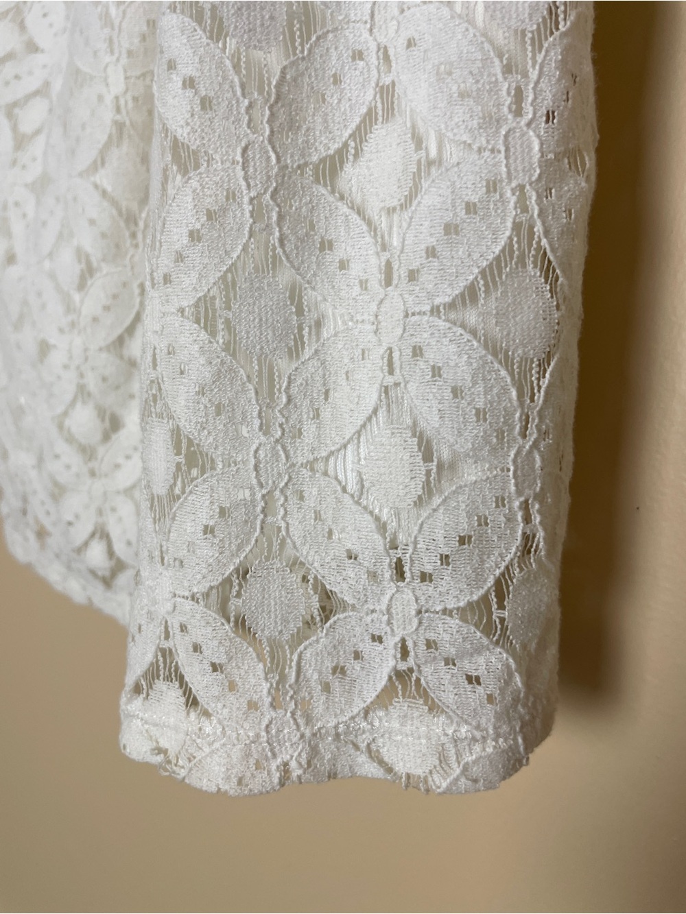 Charming Charlie Dress Size XL Cream Lace NWT - Picture 6 of 10